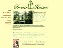 Tablet Screenshot of drewhouse.com